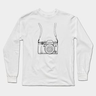 Camera t-shirt. Travel and adventures Long Sleeve T-Shirt